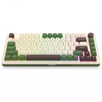 Redragon K681CGC-RGB-PRO Cyrus 65 % Tri-Mode -mekaaninen näppäimistö, Hot-Swappable, Red-kytkimet, RGB, musta