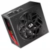 Redragon Master GC-MS03 1000W -virtalähde, 80 PLUS Standard, ATX, ei-modulaarinen, 120 mm tuuletin, musta