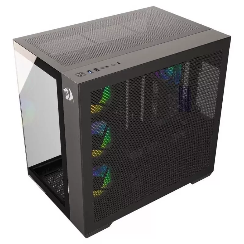 Redragon EVO ARGB GC-623-PRO Mid-Tower -pelikotelo, musta