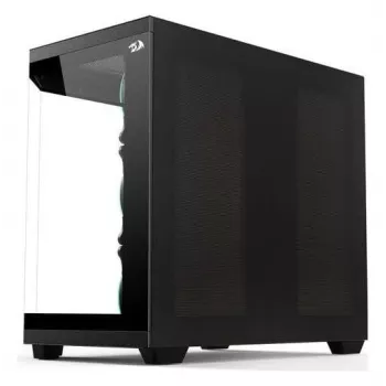 Redragon Vision ARGB GC-625-PRO Mid-Tower -pelikotelo, musta, karkaistu lasi, 4x120 mm ARGB-tuuletinta
