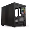 Redragon Vision ARGB GC-625-PRO Mid-Tower -pelikotelo, musta, karkaistu lasi, 4x120 mm ARGB-tuuletinta