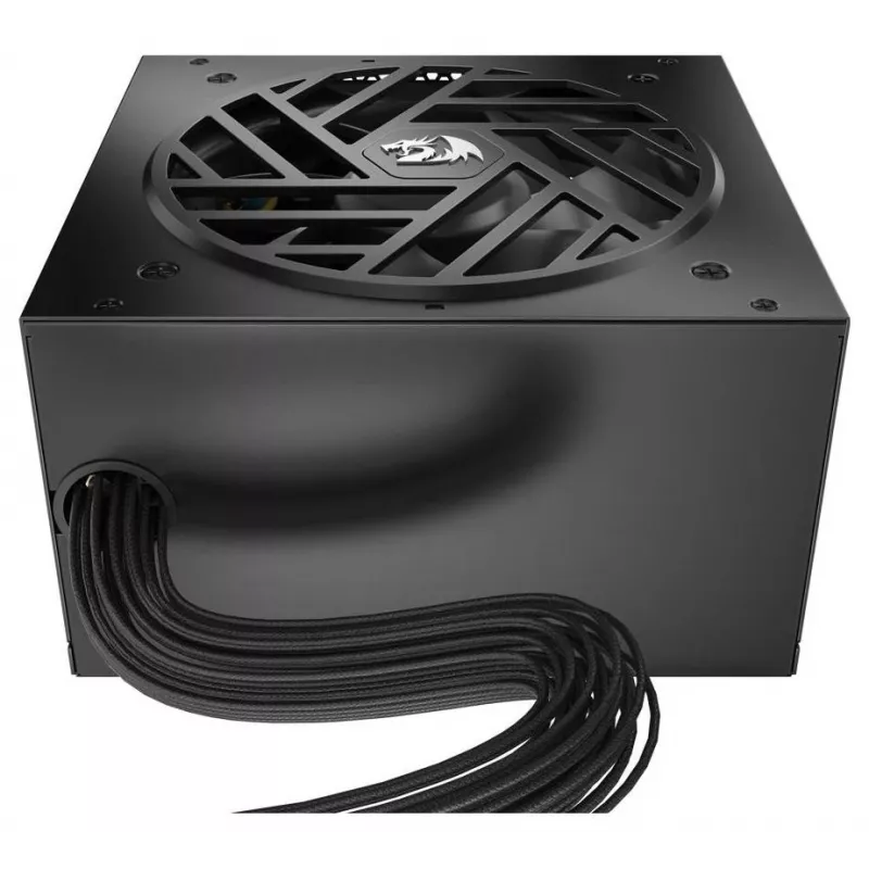 Redragon Guard GC-GU01 550W -virtalähde, 80 PLUS Standard, Active PFC, ei-modulaarinen, 120 mm tuuletin, musta