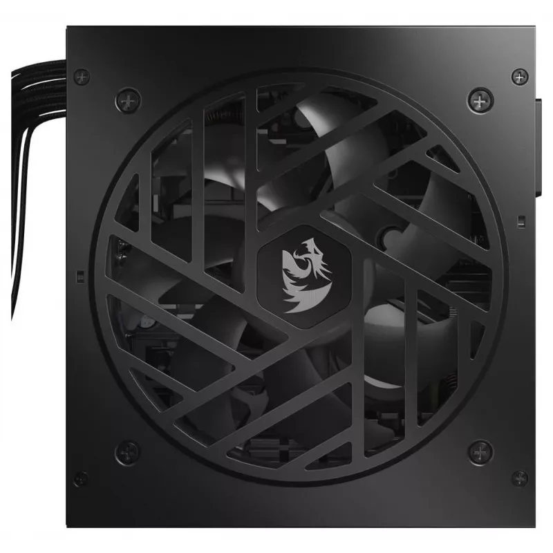 Redragon Guard GC-GU01 550W -virtalähde, 80 PLUS Standard, Active PFC, ei-modulaarinen, 120 mm tuuletin, musta