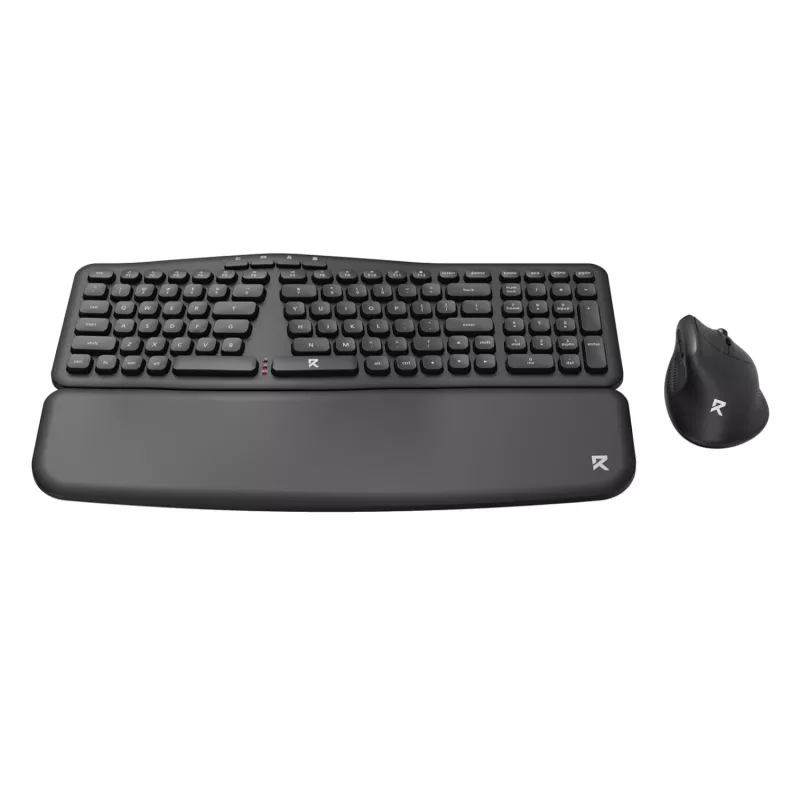 Redragon BS-7162 MAX Langaton näppäimistö- ja pystyhiirisarja, 2,4 GHz, musta