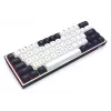 Redragon ALCOR QMK K717WB-RGB-PRO -mekaaninen näppäimistö, 75 % layout, Tri-Mode, Hot-Swappable, valkoinen/musta