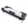 Redragon ALCOR QMK K717WB-RGB-PRO -mekaaninen näppäimistö, 75 % layout, Tri-Mode, Hot-Swappable, valkoinen/musta