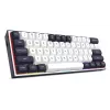 Redragon ALCOR QMK K717WB-RGB-PRO -mekaaninen näppäimistö, 75 % layout, Tri-Mode, Hot-Swappable, valkoinen/musta