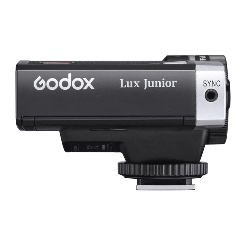 Godox Lux Junior retro-kamera salama musta
