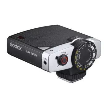 Godox Lux Junior retro-kamera salama musta