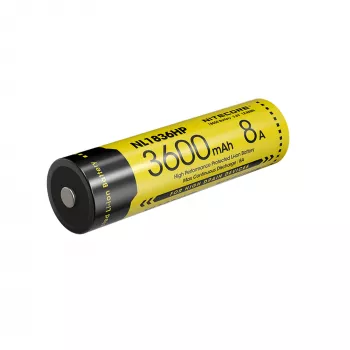 Nitecore NL1836HP 3600mAh 18650 Li-ion Button Top akku