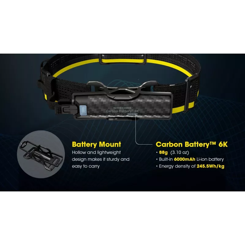 Nitecore Carbon Battery 6K Kit varavirtalähde 6000 mAh
