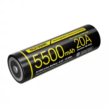 Nitecore 21700 Li-ion akku 5500mAh 20A 3,6V Button Top