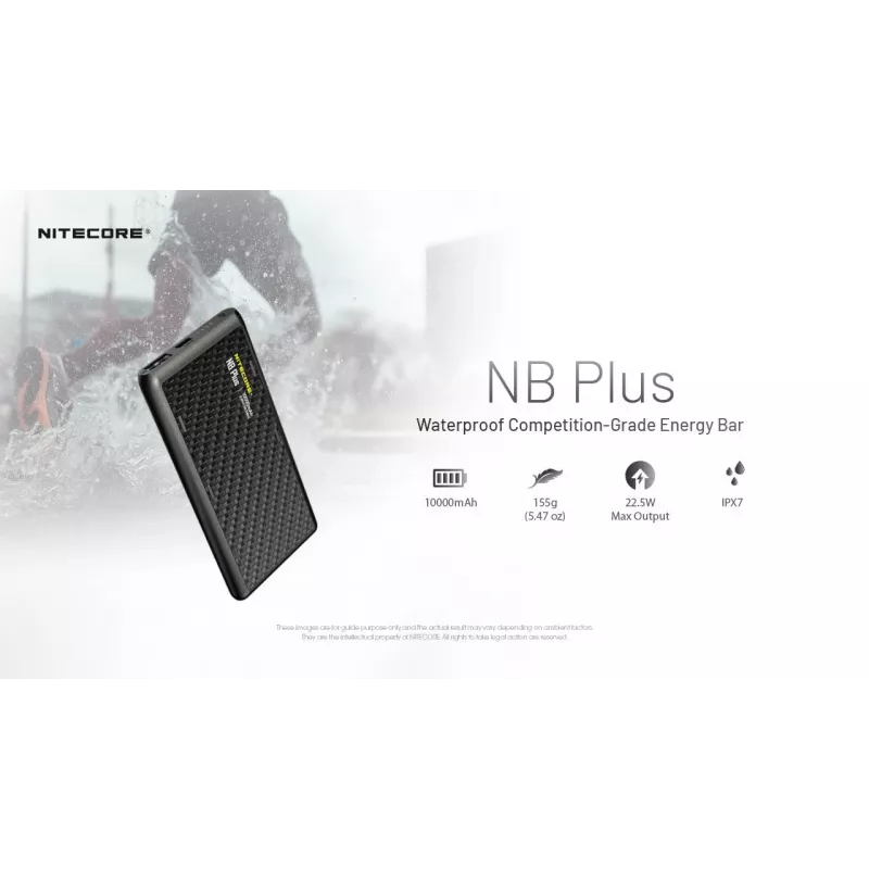 Nitecore NB Plus 10000 mAh varavirtalähde