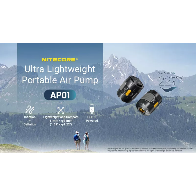 Nitecore AP01 sähköpumppu