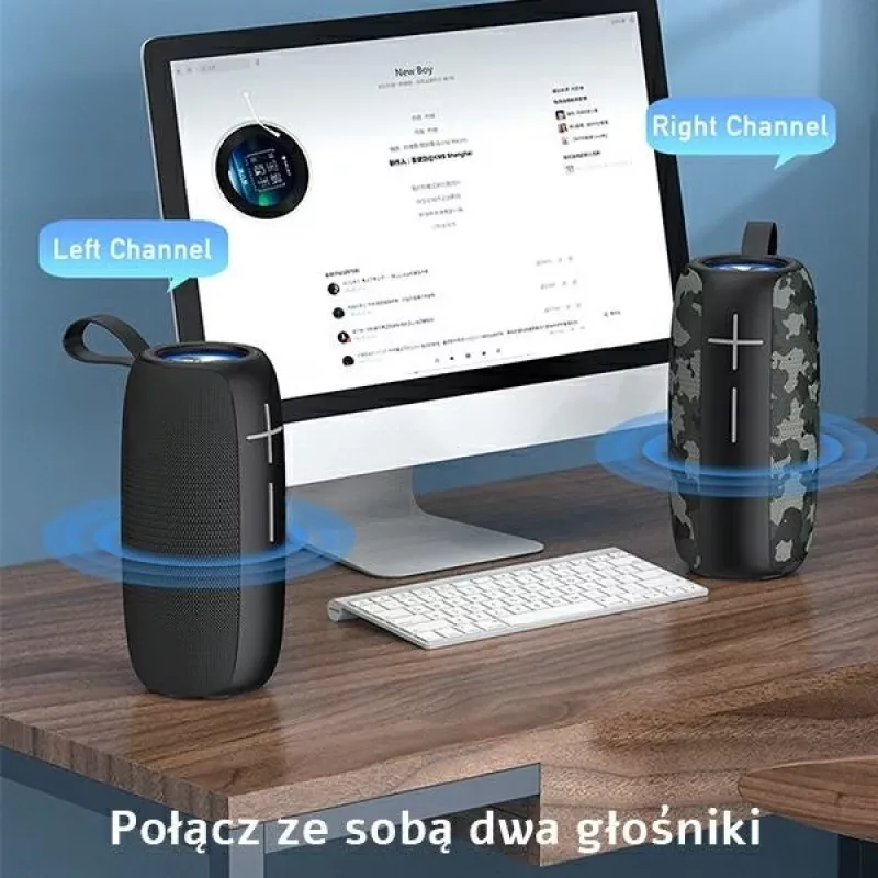 AWEI Y370 kannettava Bluetooth-kaiutin 20W musta
