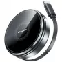 AWEI W27 3-in-1 langaton latausasema 15W pikalataus USB-C-kaapelilla musta