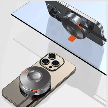 AWEI W27 3-in-1 langaton latausasema 15W pikalataus USB-C-kaapelilla musta