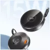 AWEI W27 3-in-1 langaton latausasema 15W pikalataus USB-C-kaapelilla musta