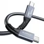 ORICO Thunderbolt 4 kaapeli USB-C 40 Gbit/s 8K60Hz PD 100W 2m musta
