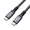 ORICO Thunderbolt 4 kaapeli USB-C 40 Gbit/s 8K60Hz PD 100W 2m musta