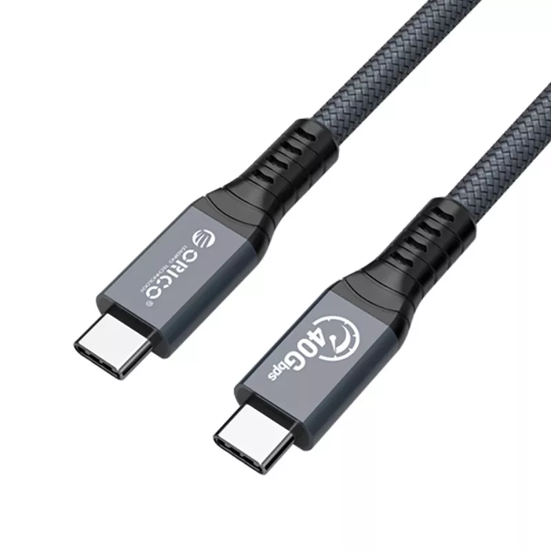 ORICO Thunderbolt 4 kaapeli USB-C 40 Gbit/s 8K60Hz PD 100W 2m musta