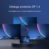 ORICO Thunderbolt 4 kaapeli USB-C 40 Gbit/s 8K60Hz PD 100W 2m musta