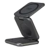Audi Foldable 3-in-1 langaton latausasema harmaa Big Logo AU-MWC3IN1-GT/D1-GY
