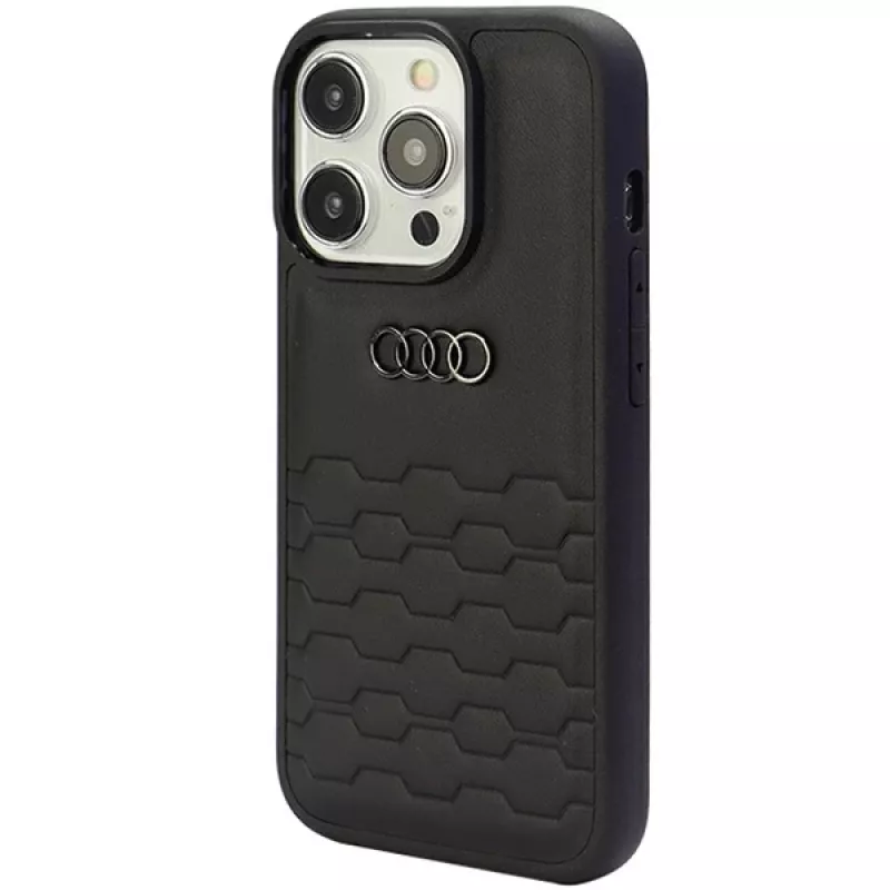 Audi GT keinonahkainen kova kotelo iPhone 15 Pro -puhelimelle (6,1