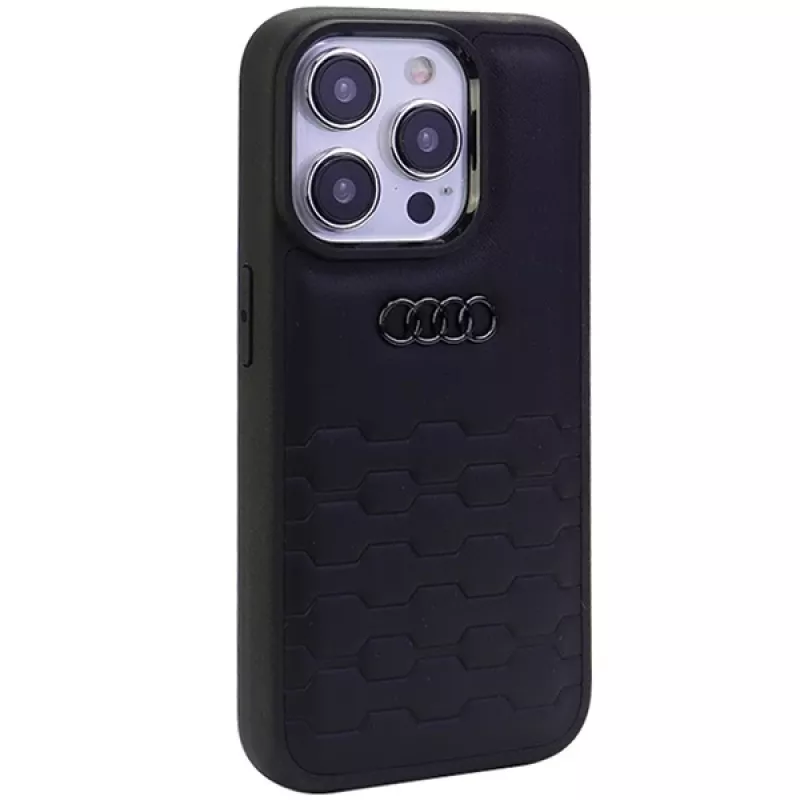 Audi GT keinonahkainen kova kotelo Apple iPhone 15 Pro Max -puhelimelle 6,7