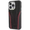 Audi aito nahka MagSafe iPhone 14 Pro Max 6.7 musta-punainen kova kotelo