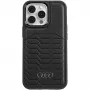 Audi keinonahka MagSafe kova kotelo iPhone 13 Pro Max 6,7 musta