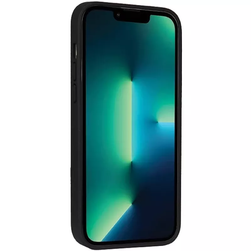 Audi keinonahka MagSafe kova kotelo iPhone 13 Pro Max 6,7 musta