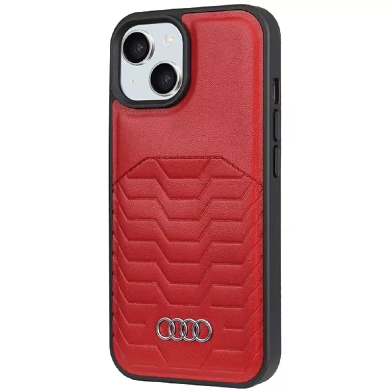Audi synteettinen nahka MagSafe-kovakotelo iPhone 15 Plus / 14 Plus 6.7