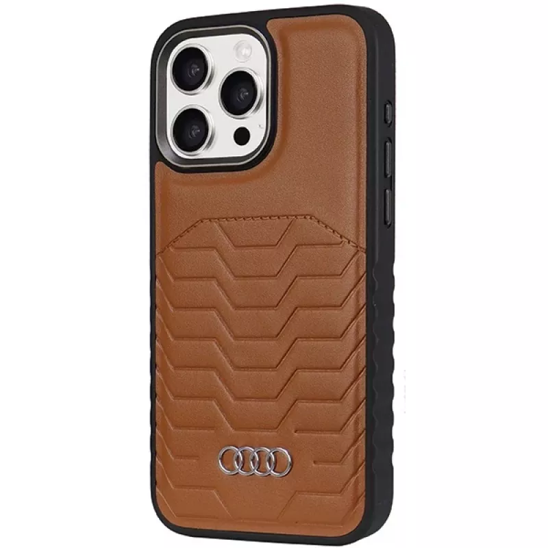Audi keinonahkainen MagSafe-kovakotelo iPhone 15 Pro 6,1