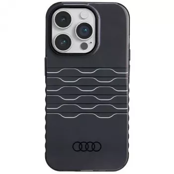 AUDI IML MagSafe kotelo iPhone 14 Pro 6.1 musta kova kotelo AU-IMLMIP14P-A6/D3-BK