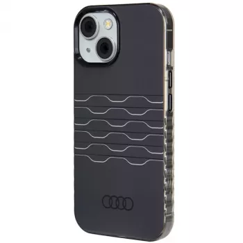 Audi IML MagSafe kotelo iPhone 15 / 14 / 13 6.1 musta kova kotelo AU-IMLMIP15-A6/D3-BK