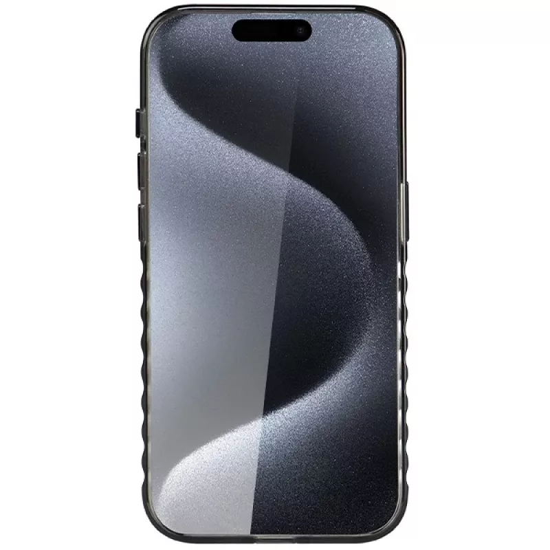 Audi IML MagSafe kotelo iPhone 15 Pro 6.1 musta kova kotelo
