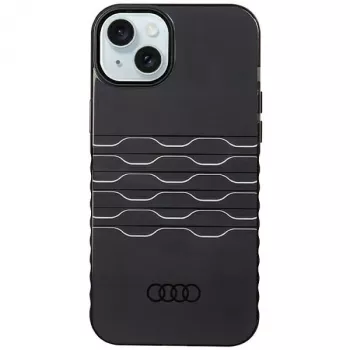Audi IML MagSafe kotelo iPhone 15 Plus / 14 Plus 6.7 musta kova kotelo