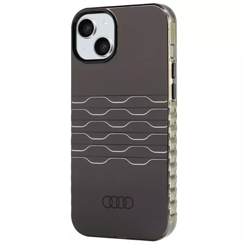 Audi IML MagSafe kotelo iPhone 15 Plus / 14 Plus 6.7 musta kova kotelo