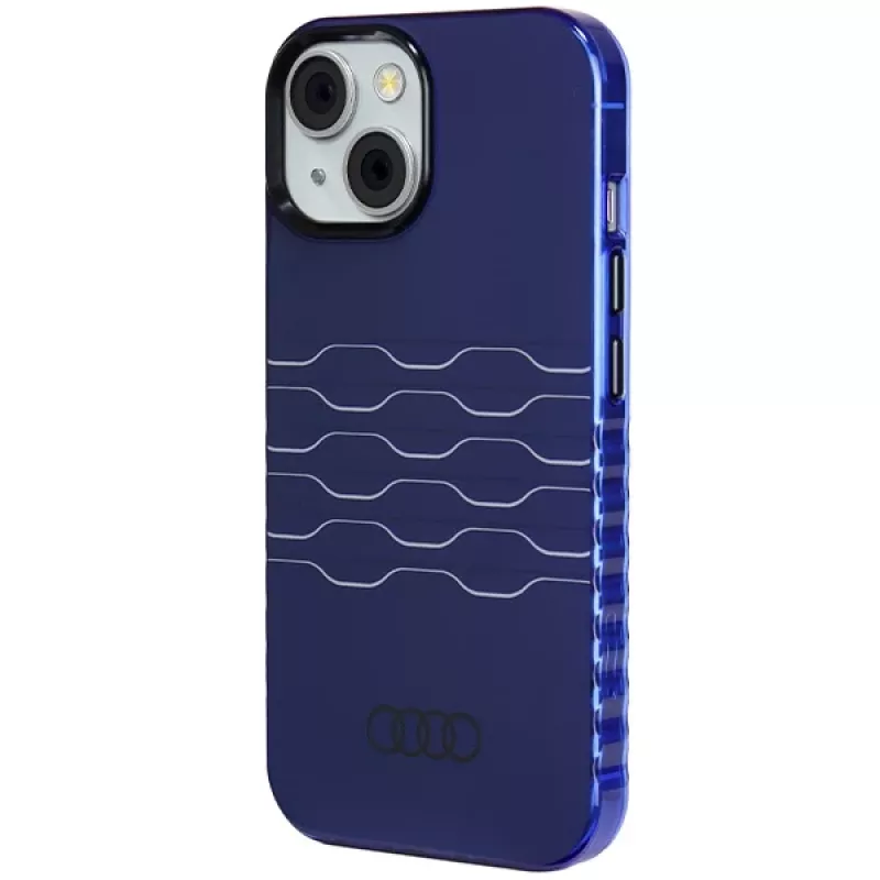 Audi IML MagSafe kotelo iPhone 15 / 14 / 13 6.1 Navy Blue kova kotelo