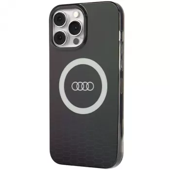 Audi IML Big Logo MagSafe kotelo iPhone 13 Pro Max 6.7 musta kova kotelo