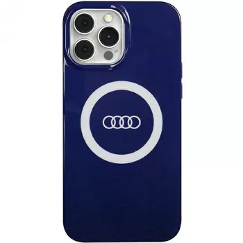 Audi IML Big Logo MagSafe kotelo iPhone 13 Pro Max 6.7 Navy Blue kova kotelo AU-IMLMIP13PM-Q5/D2-BE