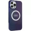 Audi IML Big Logo MagSafe kotelo iPhone 13 Pro Max 6.7 Navy Blue kova kotelo AU-IMLMIP13PM-Q5/D2-BE