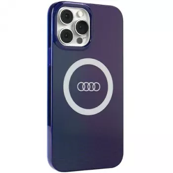 Audi IML Big Logo MagSafe kotelo iPhone 13 Pro Max 6.7 Navy Blue kova kotelo AU-IMLMIP13PM-Q5/D2-BE