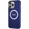 Audi IML Big Logo MagSafe -kotelo iPhone 14 Pro Max 6,7 Navy Blue -kovakuori