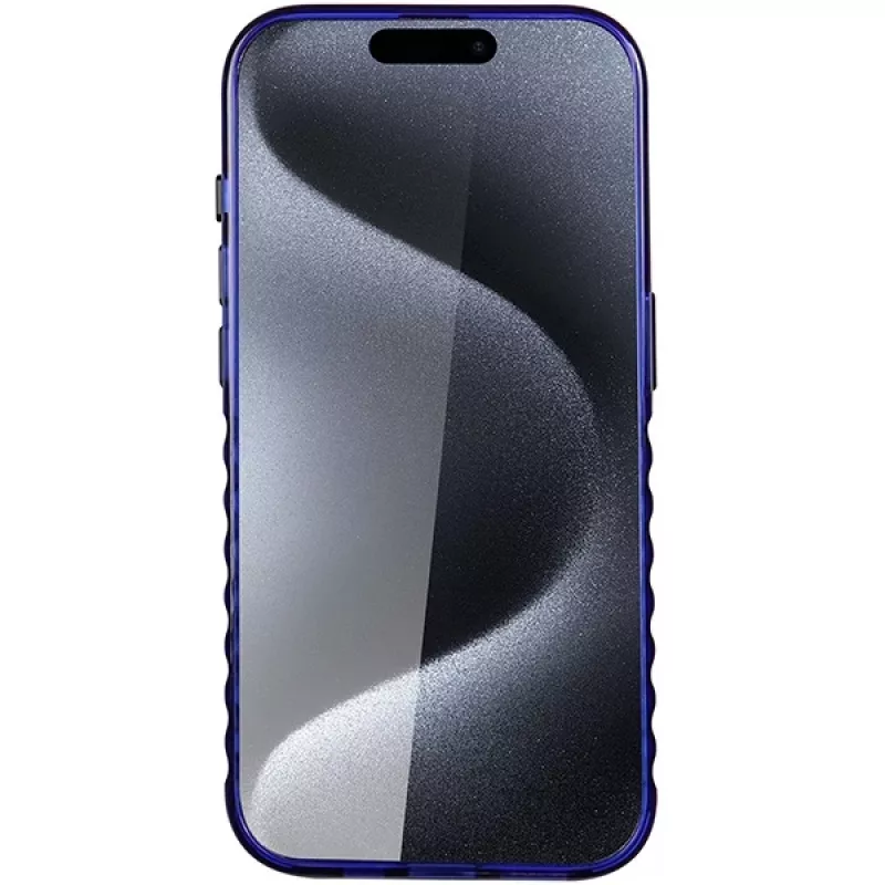 Audi IML Big Logo MagSafe -kotelo iPhone 15 Pro 6.1 Navy Blue -kovakuori