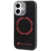 Audi RSQ Carbon Fiber Sport Red Circle MagSafe -kotelo iPhone 17 musta