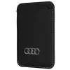 Audi keinonahkainen lompakko korttipaikalla musta MagSafe AU-MSCH-Q3/D1-BK