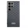 Audi IML Stitching Pattern MagSafe -kotelo Samsung Galaxy S24 Ultra S928 musta -kovakuori AU-IMLMS24U-Q5/D3-BK