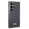 Audi IML Stitching Pattern MagSafe -kotelo Samsung Galaxy S24 Ultra S928 musta -kovakuori AU-IMLMS24U-Q5/D3-BK